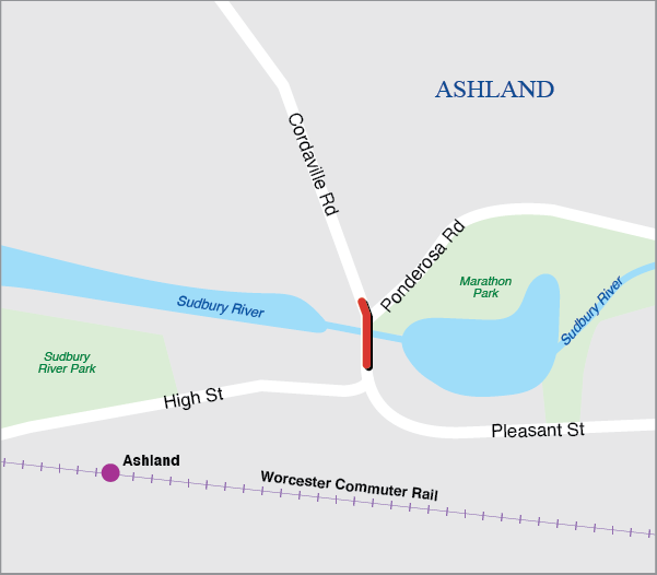Ashland: Bridge Replacement, A-14-006, Cordaville Road over Sudbury River